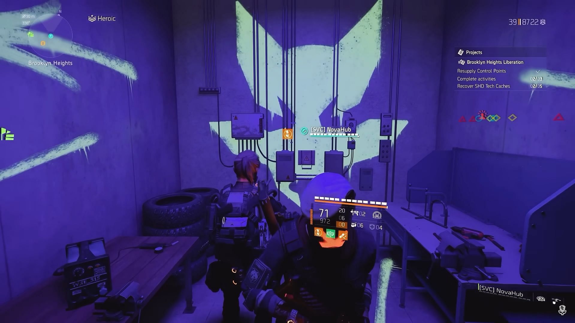 Hunter symbol at the start for Lumen Mask (Image via Ubisoft/RogueGold on YouTube)